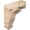Ekena Millwork Merced Arts & Crafts Smooth Bracket, Douglas Fir, 3 1/2"W x 14"D x 14"H BKT04X14X14MRC03SDF - alternate 1